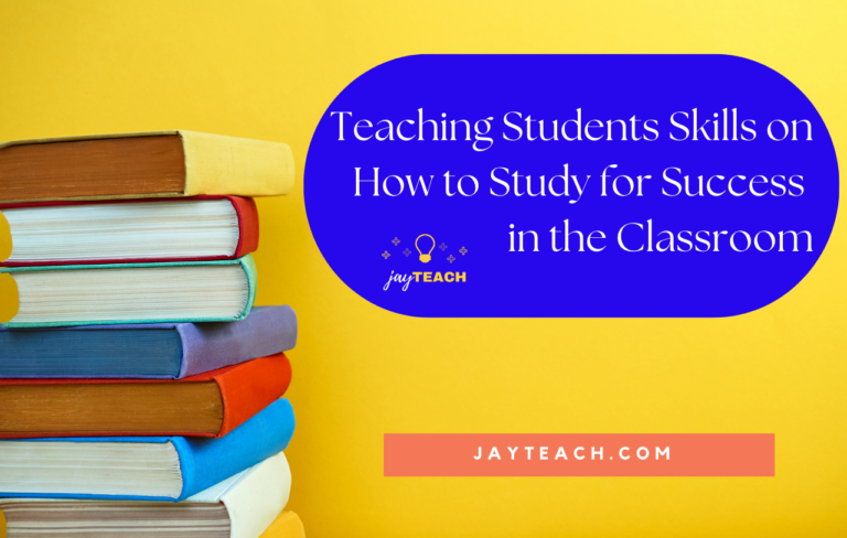 featured image about the blog title: teaching students skills on how to study